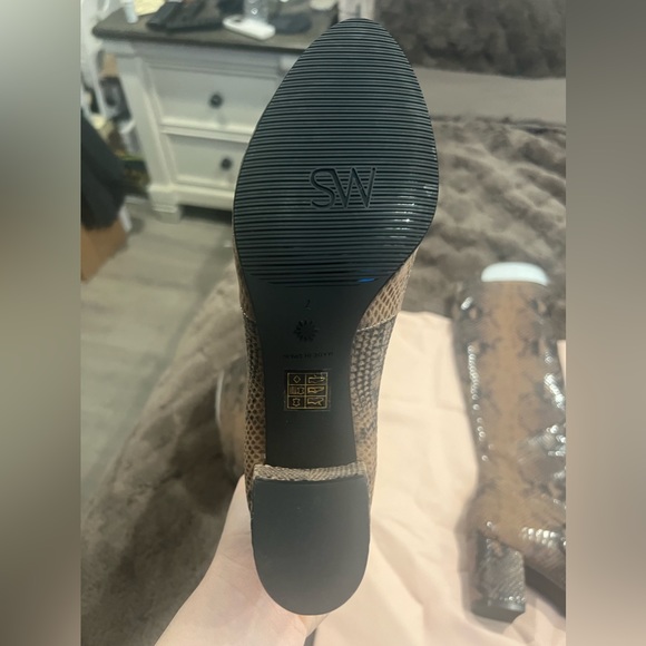 Stuart Weitzman Snake Skin Python Leather Over the Knee Boots Womens Size 7 - Picture 4 of 8